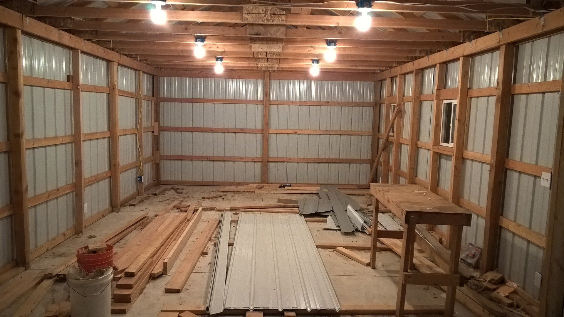 wood storage sheds : pole shed plans – building your
